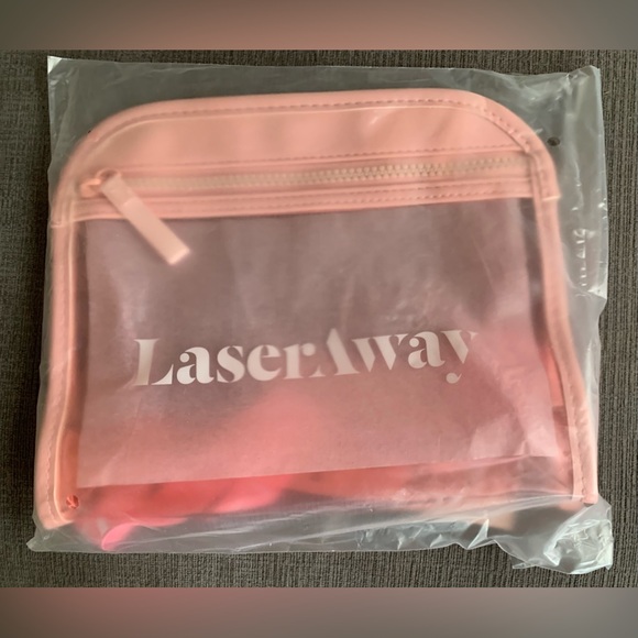 LaserAway Swag Pack Goodie Bag Makeup Case Sunscreen Pop Socket Lanyard Pink - Picture 2 of 3